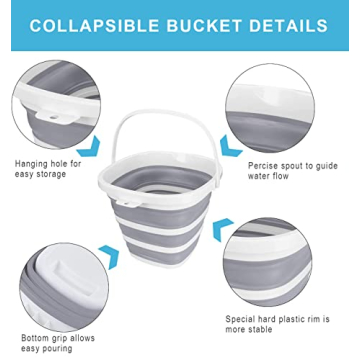 MontNorth Collapsible Basin Bucket Set of 2