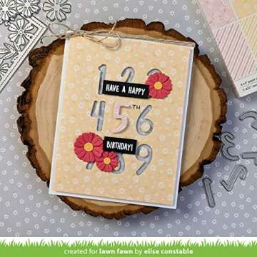 Lawn Fawn Henry's ABCs and 123s Dies Bundle for Crafting