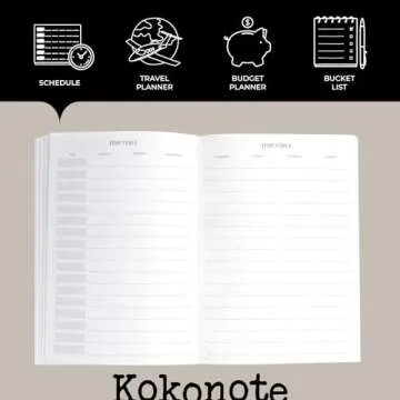 Kokonote Nordic Planner 2024-2025 | 12 Months A5 Academic Planner 2024-2025 Week To View | August 2024 - July 2025 | Planner 2024-2025 Daily Weekly and Monthly | Weekly Academic Planner