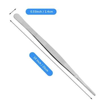 Precision Stainless Steel Tongs - Perfect Kitchen Tool