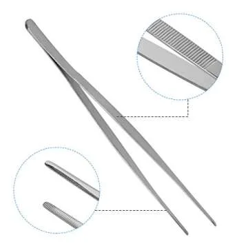 Precision Stainless Steel Tongs - Perfect Kitchen Tool