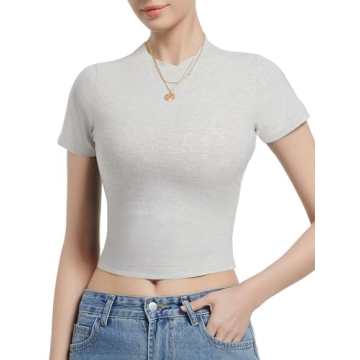 Affordable Stylish Crewneck Tees for Women