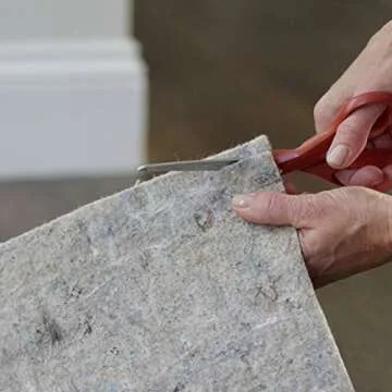 RUGPADUSA - Basics - 5'x7' - 1/4" Thick - Felt + Rubber - Non-Slip Rug Pad - Cushioning Felt for Added Comfort - Safe for All Floors and Finishes