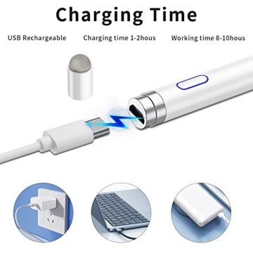 Rechargeable Active Stylus Digital Pen Fine Point Touch Screen