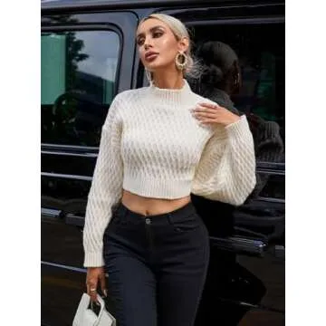 GORGLITTER Trendy Bow Open Back Sweater for Women