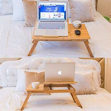 Portable Lap Desk for Bed & Couch - Multipurpose Mini Table