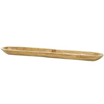 Deco 79 Rustic Wood Tray – Perfect Home Decor Centerpiece