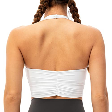 Lavento Halter Sports Bra Comfortable Yoga Workout Top