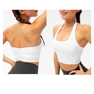 Lavento Halter Sports Bra Comfortable Yoga Workout Top