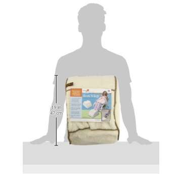 Leachco Rock N Soft Cushioned Nursing Stool, Ivory