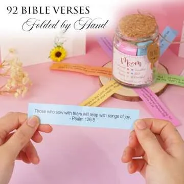 Inspirational Bible Verse Jar - Ideal Christian Gift for Women