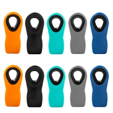 Chip Clips Package - 10 Magnetic Food Clips in Colorful Assortment