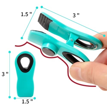 Durable Magnetic Chip Clips - Versatile Kitchen Organizers