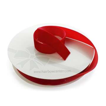 Buy 1" Velvet Ribbon Red for Crafts & Gifts - 5 Yards