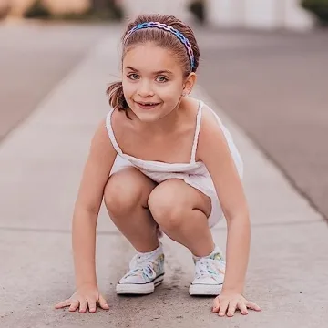Glitter Headbands for Girls - Adjustable & Non-Slip