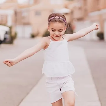 Glitter Headbands for Girls - Adjustable & Non-Slip