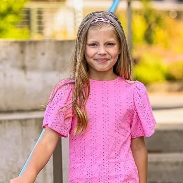 Glitter Headbands for Girls - Adjustable & Non-Slip