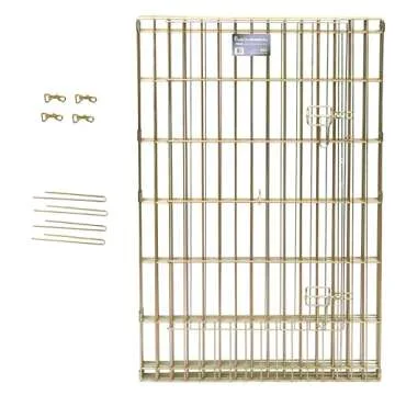 MidWest Homes for Pets Dog Exercise Pen & Playpen, 24"W x 24"H, No Door, Gold Zinc