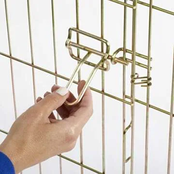 MidWest Homes for Pets Dog Exercise Pen & Playpen, 24"W x 24"H, No Door, Gold Zinc