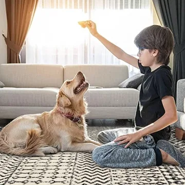 Nailttos Moroccan Washable Runner Rug - Cozy Non-Slip Design