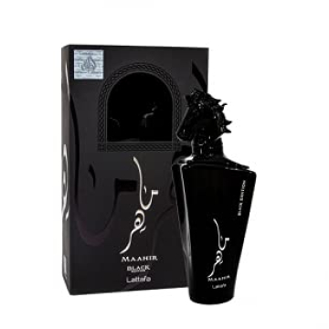 Lattafa Maahir Black Edition Unisex Eau de Parfum 3.4oz