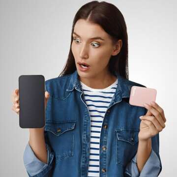 Kintion Rechargeable Pocket Mirror, Double Sided 1X/3X Magnification Compact Vanity Mirror, 3 Color Lights, Dimmable, Small Portable Wallet Mirror, Lighted Travel Mirror for Women Gifts, Pink