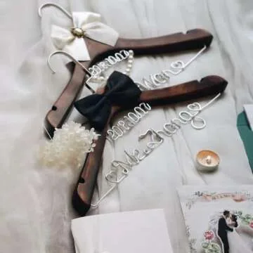 Custom Wedding Hangers Made Just For You