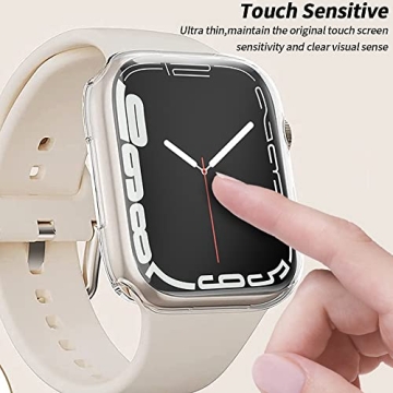 HANKN 2 Pack Clear Screen Protector for Apple Watch 41mm