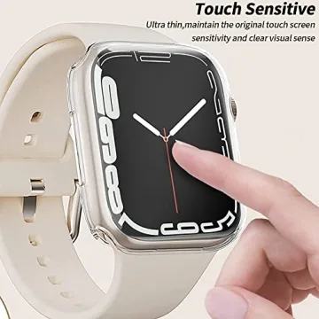 HANKN 2 Pack Clear Screen Protector for Apple Watch 41mm