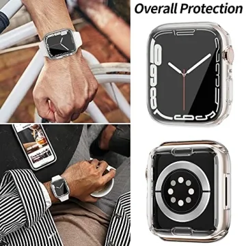 HANKN 2 Pack Clear Screen Protector for Apple Watch 41mm