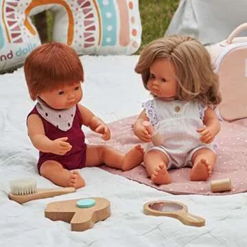 Miniland Doll 15'' Caucasian Boy Redhead (Box) - Made in Spain, Anatomically Correct, Quality