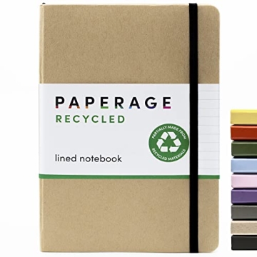 Elegant Eco-Friendly Recycled Journal Notebook for Creatives