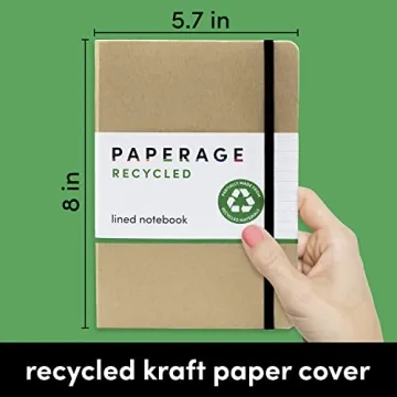 Elegant Eco-Friendly Recycled Journal Notebook for Creatives