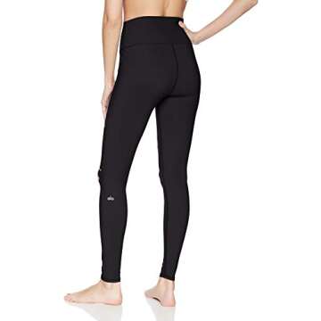 Alo Yoga womens High Waisted Ripped Warrior Leggings, Black, X-Small US
