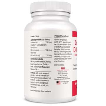 Pet Health Solutions Cranberry D-Mannose Urinary Support