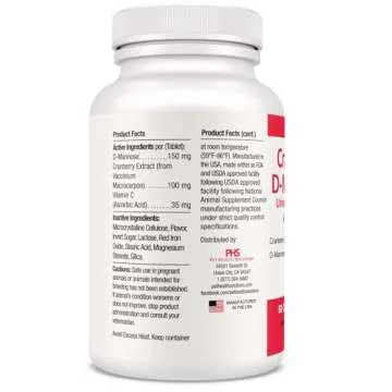 Pet Health Solutions Cranberry D-Mannose Urinary Support