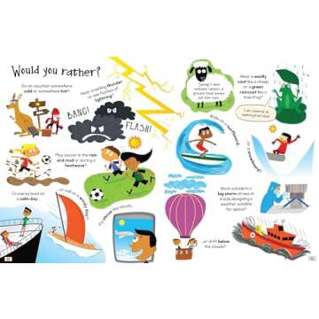 Little Hippo Books Curious Questions About Weather | Kid's Learning Books About Weather and Nature | Educational Children's Weather Book with Questions and Answers
