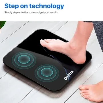 Digital Bathroom Scale Accurate to 0.1lb with LED Display