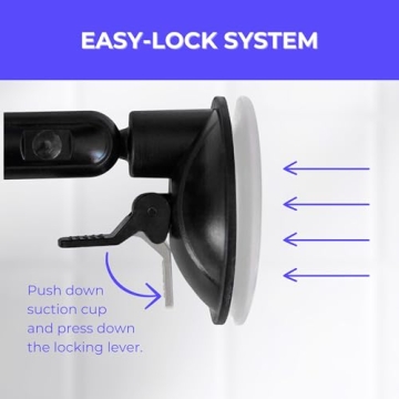 hula+ Phone Holder Portable Mount, Reusable Stand for Shower, Mirror, Kitchen, Window, & Bathroom, Adjustable Rotation for Content, TikTok, Instagram, Movies, Music (Double Suction)