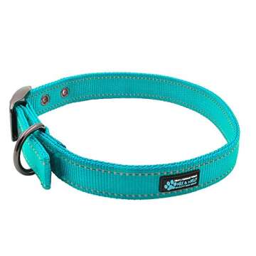 Max and Neo MAX Reflective Metal Buckle Dog Collar - We Donate a Collar to a Dog Rescue for Every Co...