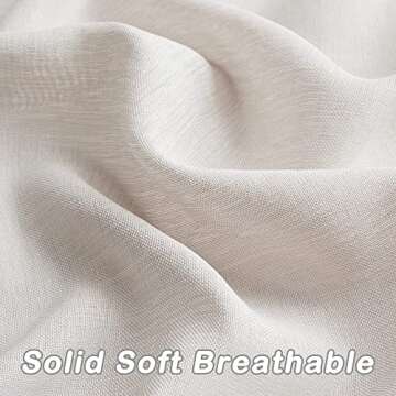 Elegant Enactex Linen Textured Light Filtering Curtains