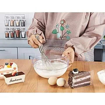 VITASUNHOW 10" Stainless Steel Whisk with Egg Separator