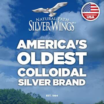 Natural Path Silver Wings Sinus Relief Natural Silver Nasal Spray - 250ppm - 1oz