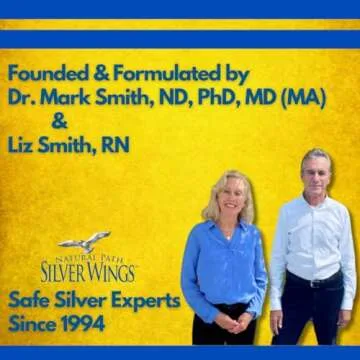 Natural Path Silver Wings Silver Nasal Spray for Sinus Relief