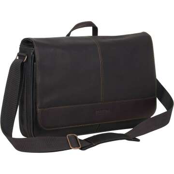 Colombian Leather Messenger by Kenneth Cole