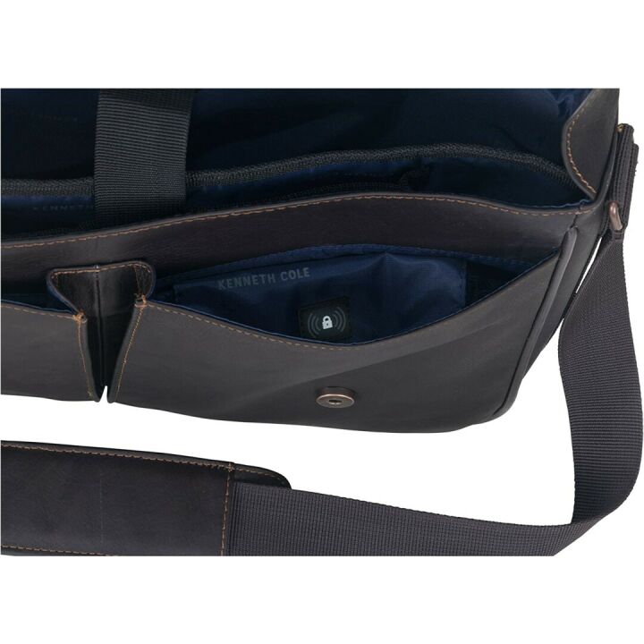 Colombian Leather Messenger by Kenneth Cole