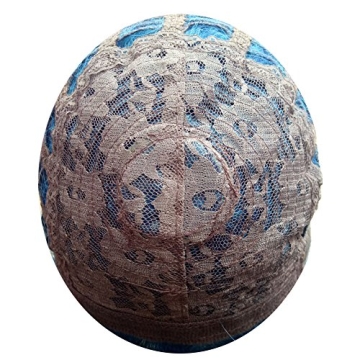 Vibrant Cosplay Wig Ombre Blue Synthetic Hair 14"