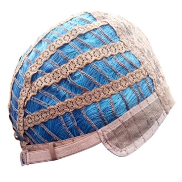 Vibrant Cosplay Wig Ombre Blue Synthetic Hair 14"