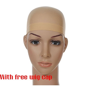 Vibrant Cosplay Wig Ombre Blue Synthetic Hair 14"