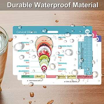 49 Horizontal Nursing Badge Reference Cards, Nursing School Essentials Set, Bonus Cheat Sheets - Lab Values, EKG, Vitals, Etc for Nurse, LPN, Or Students